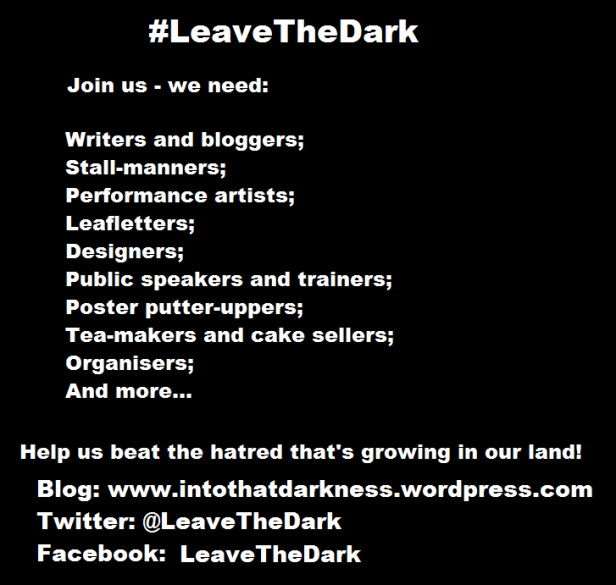 leaveTheDark Join us we need